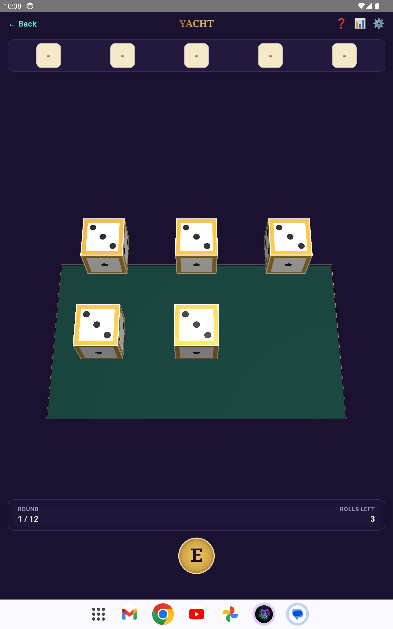 Yacht Android gameplay screenshot